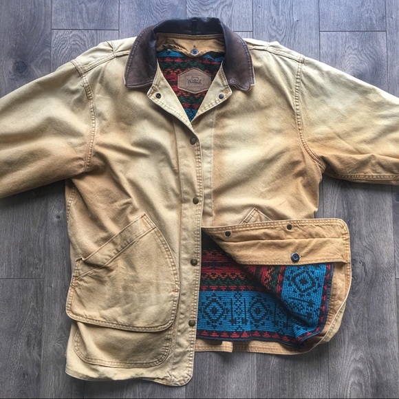 Woolrich Other - **SOLD** Vintage Woolrich Aztec-Print Barn Coat